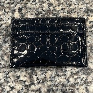 Black coach wallet